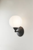 Mirage Glass Small Globe Sconce