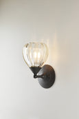 Mirage Glass Small Teardrop Sconce