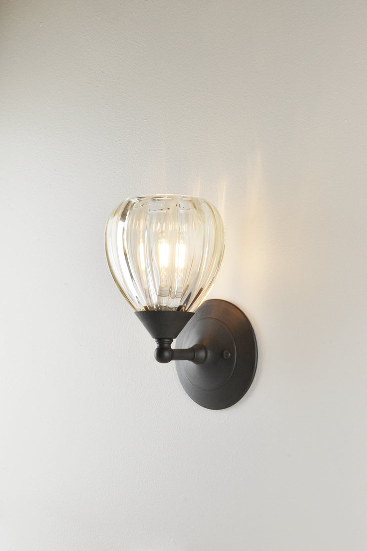 Mirage Glass Small Teardrop Sconce