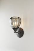 Mirage Glass Small Teardrop Sconce
