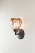 Mirage Glass Small Teardrop Sconce