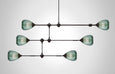 Mirage Glass Small Teardrop Linear Mobile