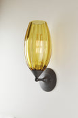 Mirage Glass Small Spindle Sconce