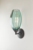 Mirage Glass Small Spindle Sconce
