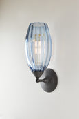 Mirage Glass Small Spindle Sconce