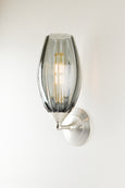 Mirage Glass Small Spindle Sconce
