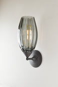 Mirage Glass Small Spindle Sconce