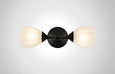 Mirage Glass Small Teardrop Linear Double Sconce