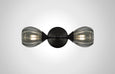 Mirage Glass Small Teardrop Linear Double Sconce