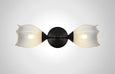 Seaflower Glass Linear Double Sconce