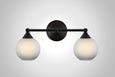 Oasis Glass Acacia Double Tee Sconce