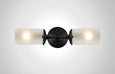 Alpine Glass Linear Double Sconce