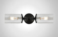 Alpine Glass Linear Double Sconce