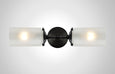 Alpine Glass Linear Double Sconce