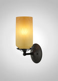 Prairie Spotted Cylinder Acacia Sconce