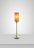 Prairie Glass Spotted Cylinder Acacia Table Lamp