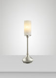 Prairie Glass Spotted Cylinder Acacia Table Lamp