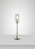 Alpine Glass Acacia Table Lamp