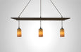 Prairie Glass Spotted Cylinder Arbor Pendant