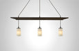 Prairie Glass Spotted Cylinder Arbor Pendant