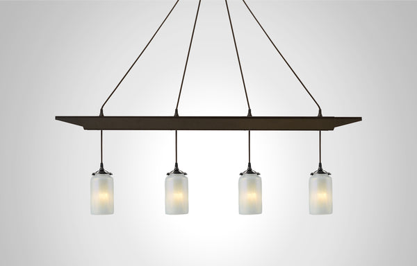 Prairie Glass Opal Optic Cylinder Arbor Pendant