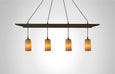 Prairie Glass Spotted Cylinder Arbor Pendant