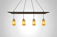 Prairie Glass Spotted Cylinder Arbor Pendant