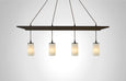 Prairie Glass Spotted Cylinder Arbor Pendant