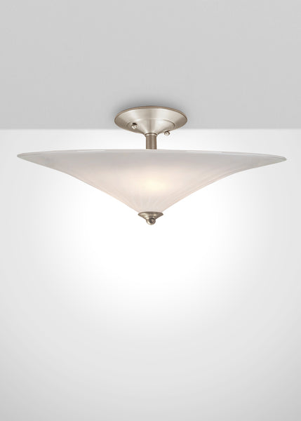 Mirage Glass Semi-Flush Mount