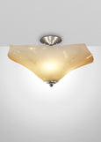 Seaflower Glass Flush Mount