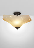 Seaflower Glass Flush Mount