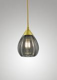 Mirage Glass Small Teardrop Pendant