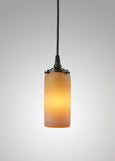 Prairie Glass Spotted Cylinder Pendant