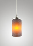 Prairie Glass Spotted Cylinder Pendant