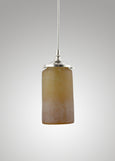 Prairie Glass Spotted Cylinder Pendant