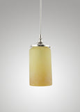 Prairie Glass Spotted Cylinder Pendant