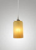 Prairie Glass Spotted Cylinder Pendant