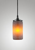 Prairie Glass Spotted Cylinder Pendant