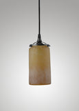 Prairie Glass Spotted Cylinder Pendant