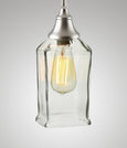 Bottle Glass Pendant, Clear