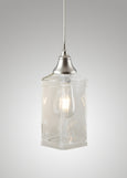 Bottle Glass Pendant, Clear