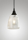 Bottle Glass Pendant, Clear