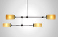 Prairie Glass Spotted Cylinder Linear Mobile