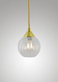 Mirage Glass Small Globe Pendant