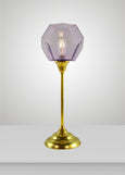 Quartz Glass Acacia Torchiere