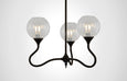 Mirage Glass Small Globe Trumpetvine Chandelier