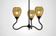 Mirage Glass Small Teardrop Trumpetvine Chandelier