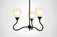 Mirage Glass Small Teardrop Trumpetvine Chandelier