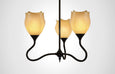 Seaflower Glass Trumpetvine Chandelier