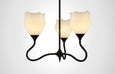 Seaflower Glass Trumpetvine Chandelier